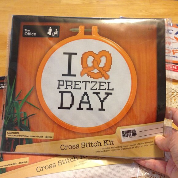 Cross Stitch Kits Bundle, Ted Lasso and The Office - Picture 2 of 7